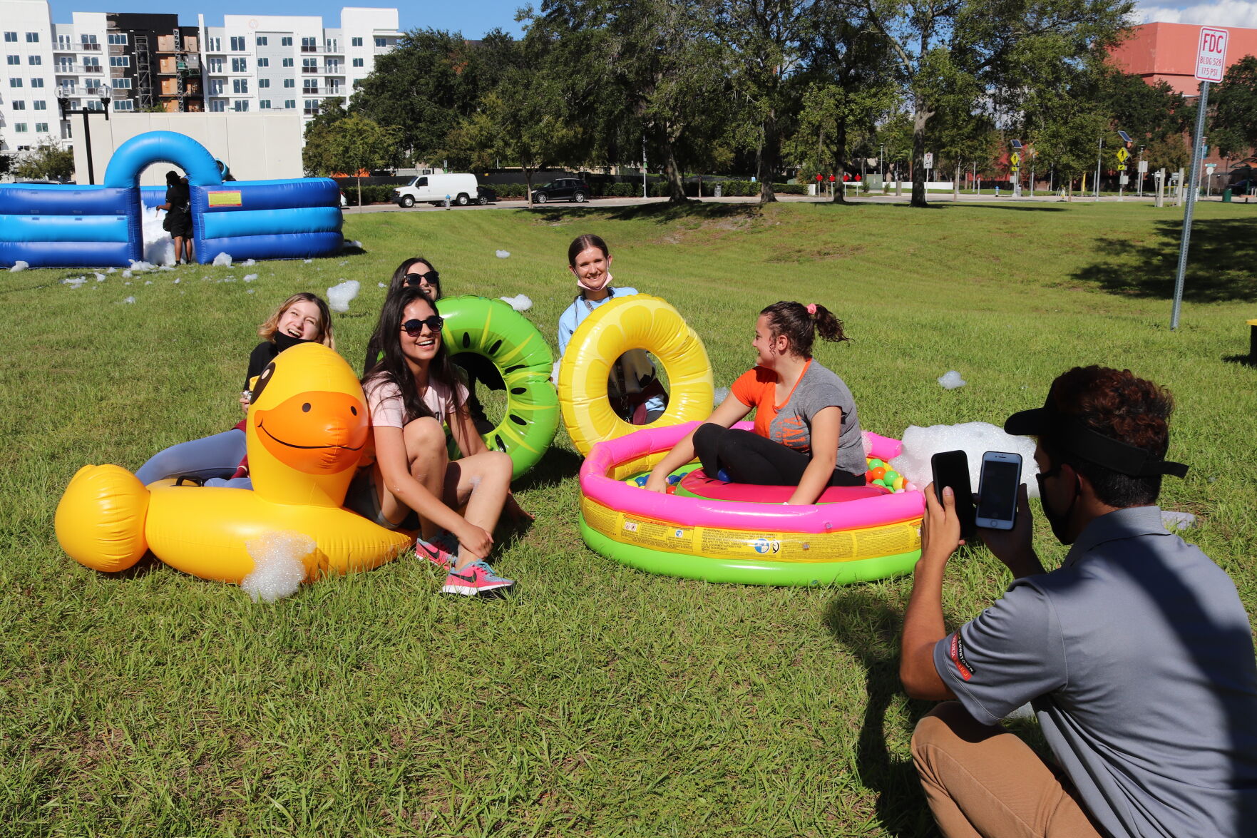 UCF Downtown held their first ever “Bubble Splash” event -- photo